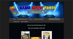 Desktop Screenshot of game-show-party.com