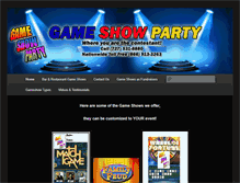 Tablet Screenshot of game-show-party.com